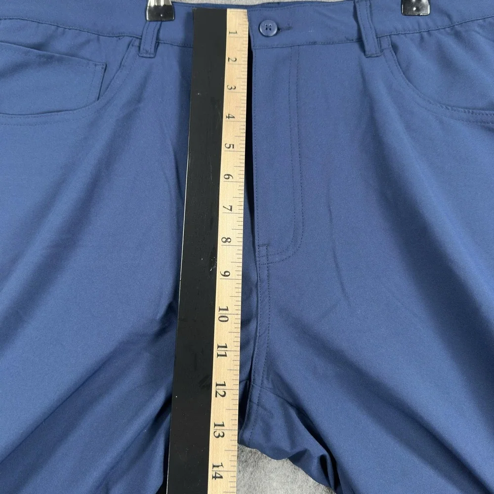 FootJoy Pants Mens 38x30 Blue Moxie 5 Pocket Performance Golf Khakis Stretch - Picture 5 of 15